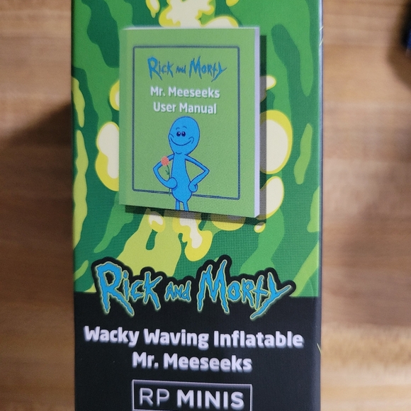 Rick and morty meeseeks inflatable 18" Brand New in Box - Picture 5 of 5